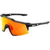 Image de 100% 466021 Lunettes de Soleil, Soft Tact Black, Taille Unique Mixte