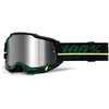 Image de 100% Motocross Brille Accuri 2 Verspiegelt, Overlord - Schwarz Grün, 50221-25