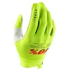 Image de 100% ITRACK Gloves M Gants Unisexes pour Adulte Jaune Fluo