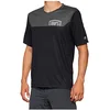 Image de 100% MTB Wear Airmatic Short à Manches Courtes en Jersey Noir/Anthracite Taille S T-Shirt, Gris, L-XL Mixte