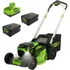 Image de Greenworks - Tondeuse à Gazon Autotractée 60V 53.3cm (2) Batterie et Chargeur 4Ah
