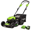Image de Tondeuse à Gazon automotrice sans balais Greenworks 40 V, Tondeuse à Gazon électrique 21 Pouces, Batterie 5,0 Ah et Chargeur Inclus
