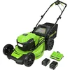 Image de Greenworks MO48L520 Tondeuse à Gazon, Couleur Verte