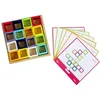 Image de bblüv Puzzle Créatif en Silicone Blöx - 16 Blocs Colorés, 6 Cartes Défi - Jeu Éducatif, Motricité Fine, sans BPA