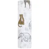 Image de aden + anais - Maxi-lange grand format prélavé en mousseline 100% coton - Imprimé Jungle Jungle - Tropical - 120 cm x 120 cm