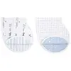 Image de aden + anais Lot de 2 bavoirs d’épaule burpy bib® pour bébé prélavés en mousseline 100% coton, bavoirs absorbants, Garçon, Fille, 57cm x 28cm, 0-36 mois, Imprimé rising star