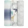 Image de Aden + Anais Maxi-Langes Silky Soft Grand Format prélavés en Viscose de Bambou, Doux, Léger, Soie, Été, Garçon, Fille, Naissance, Lot de Trois, 120cm x 120cm, Imprimé Expedition