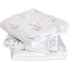 Image de Aden + Anais Musy-Langes prélavés en Mousseline 100% Coton, Lot de 3 Langes absorbants, Bébé Garçon, Bébé Fille, Pratiques, Très Doux, Respirants, 70x70cm, Imprimé My Darling Dumbo