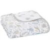 Image de aden + anais  essentials couverture pour bébé prélavée en mousseline 100% coton quadruple-épaisseur, Couverture d’été ultradouce, Garçon, Fille, 112cm x 112cm, Imprimé natural history