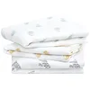 Image de aden + anais Musy Squares - Animal Kingdom, Pack of 3 | Grand Tissu en Mousseline 100% Coton | Essentiels de bébé Unisexe Doux et léger | Cloths pour Les Filles et Les garçons Nouveau-nés