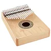 Image de Sonic Energy Sound Hole Kalimba   17 notes, do majeur   Pour la méditation, le yoga, la percussion   Bois d'érable   Accessoires inclus (KL1709H)