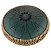 Image de Meinl Octave Steel Tongue Drums 10" F# Minor Dark Green