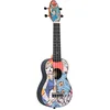 Image de Ortega Guitars Ukulélé Soprano coloré - Keiki K2 - Kit de démarrage incluant Accordeur, Courroie, 5 Médiators Medium et Sac à cordon - samurai (K2-SR)