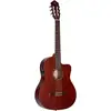 Image de Ortega RCE125MMSN Family Series Full-Size Guitar Mahogany Natural guitare électro-acoustique classique avec housse