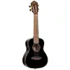 Image de Ortega RUOX-CC Onyx Series Concert Size Ukulele Black ukulélé concert avec housse