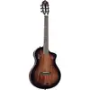 Image de Ortega RTPDLX-ACA TourPlayer Series Deluxe Acacia Top Gloss Burst guitare électro-acoustique classique avec housse