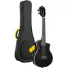 Image de Ortega TourPlayer Series RTPS-U-SBK ukulélé ténor électrique avec housse
