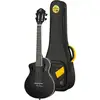 Image de Ortega TourPlayer Series RTPS-U-SBK-L ukulélé ténor électrique pour gaucher avec housse
