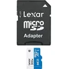 Image de Lexar LSDMI64GBB1EU300A Micro SDXC UHS-I 300x (45 Mo/s) Carte mémoire Flash Haute Vitesse avec Adaptateur SD 64 Go