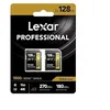 Image de Lexar SDXC 128GB Professional 1800x UHS-II U3 ( 180/270 MB/s ) - 2 pack (LSD1800128G-B2NNG)