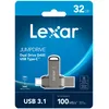 Image de Clé USB Lexar Dual Type C 32 Go Gris