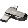 Image de Lexar JumpDrive D400 Dual USB Type-A/Type-C 3.2 Gen 1 Flash Drive - 64GB Silver (W128901104)