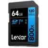 Image de LEXAR Carte SDXC 800x Pro Blue Series 64GB UHS-1 V30 - Read 150MB/s