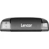 Image de Lexar Lecteur USB-A/C à Double Emplacement, Vitesse de Transfert jusqu'à 205 Mo/s, Prend en Charge Les Cartes SD et microSD