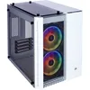 Image de Corsair Crystal 280X Boîtier PC Micro ATX avec verre trempé LED RVB Blanc