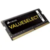 Image de Corsair Value Select SODIMM 16Go (1x16Go) DDR4 2133MHz C15 Mémoire pour Ordinateur Portable/Notebook - Noir CMSO16GX4M1A2133C15