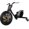 Image de Razor RipRider 360 Lightshow - Trike avec roulettes arrière et lumières Multicolores activées par Le Mouvement, manège à 3 Roues pour Enfants de 5 Ans et Plus, Noir