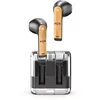 Image de Marley House of Zion Écouteurs Bluetooth sans Fil - avec Microphone Intégré, 16h d'Autonomie, Écouteurs Intra-Auriculaires, Boîtier USB-C, Matériaux Durables, Noir