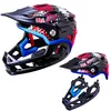 Image de Maya Casque intégral pour enfant Punk Rouge brillant