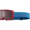 Image de Bollé INUK   Masque Ski Enfant   Rouge et Bleu Mat   Écran Rosy Bronze Cat. 3   Haute protection UV, Anti-buée, Pour temps ensoleillé