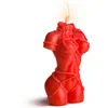 Image de MASTER SERIES Bound Goddess Bougie goutte à goutte pour hommes, femmes et couples. Superbe et belle, superbe décoration, non parfumée. Cire synthétique avec faible point de fusion. 1 pièce, noir.