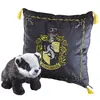Image de The Noble Collection Hufflepuff House Mascot & Cushion by Officially Licensed 13in (34cm) Harry Potter Toy Dolls Hufflepuff Badger Mascot Plush - for Kids & Adults