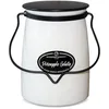 Image de Milkhouse Candle Company Bougie de soja à l'ananas   Parfum ananas | Noix de coco | Gousse de vanille   Pot de beurre de 650 ml avec couvercle, durée de combustion de plus de 120 heures, fabriquée aux