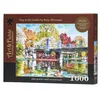 Image de Art & Fable, Day in The Garden par Betsy Silverman, Puzzle de 1000 pièces de qualité supérieure pour adulte   Parfait pour les soirées de jeu, les cadeaux et le plaisir en famille