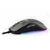Image de Arozzi Favo Souris de Jeu RVB Ultra légère Personnalisable avec capteur Pixart 3389 et commutateurs Omron 20 m Gris