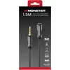 Image de Câble Jack MONSTERCABLE 3.5MM male vers femelle 1.5M