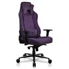 Image de Arozzi Vernazza Chaise Gaming Ergonomique - Tissu Doux, Chaise de Bureau Ajustable, Grand Siège Spacieux avec Coussins de Soutien - Design Suédois pour Bureau à Domicile, Violet