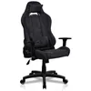 Image de Arozzi Chaise Gaming Ergonomique Torretta - Chaise de Bureau en Tissu Doux, Dossier Réglable avec Oreiller Cervical et Lombaire - Design Suédois, Setup Bureau Professionnel, Noir Pur