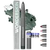Image de Wonderskin IYKYK Bâton De Fard À Paupières   Bâtons De Fard À Paupières Longue Tenue, Scintillant Et Imperméable Avec Taille-Crayon Intégré (Fumée Verte)