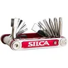 Image de SILCA Outil multifonction TREDICI | 13 outils mise au point minimaliste | outils multifonctions en acier avec finition chromée trempée | Entretoise HEX/TORX/PHILLIPS/Pad 105g
