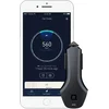 Image de NONDA - ZUS Chargeur avec 2 Ports USB Réversibles et App | Alerte Stationnement | Suivi de l'état de la Batterie du Véhicule | GPS | Chargeur Rapide | Fonction Géolocalisation en Temps Réel - Noir