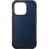 Image de NOMAD Coque Rugged | pour iPhone 15 Pro | Coque de Protection en Polycarbonate avec Pare-Chocs en TPU | Dos en Pet Mat | Compatible MagSafe | Bleu Atlantique