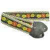 Image de Souldier personnalisés Gs0274bk04db faite à la main Marigold Sangle de guitare, Noir/marron/orange