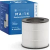 Image de Medify MA-14 Genuine Replacement Filter | for Smoke, Smokers, Dust, Odors, Pollen, Pet Dander | 3 in 1 with Pre-Filter, H13 HEPA, and Activated Carbon for 99.9% Removal | 1-Pack