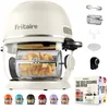 Image de Friteuse à air autonettoyante Vortex de 5L, visibilité 360°, non toxique, sans BPA, fonctions 6 en 1