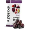 Image de Skratch Labs Energy Chews - Lot de 10 gommes énergétiques pour la course, le cyclisme et le sport - Alternative au gel énergétique - Raisin - Sans gluten - Végétalien
